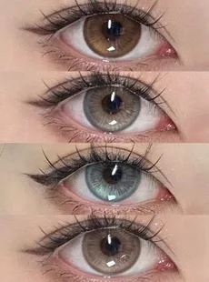 סדרת עדשות מגע צבעוניות שנתיות שוגר עם תוחם לבחירה